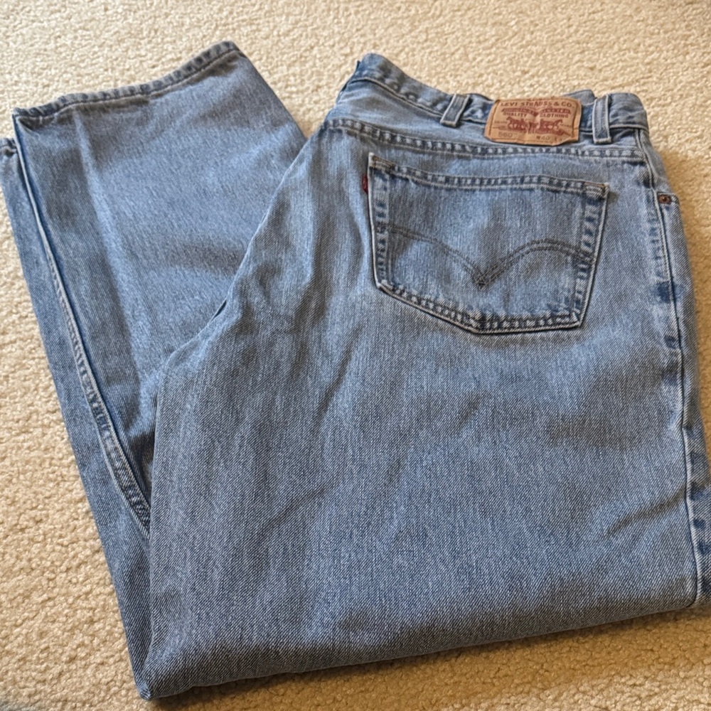 Levi's Men's Classic Blue Straight Jeans